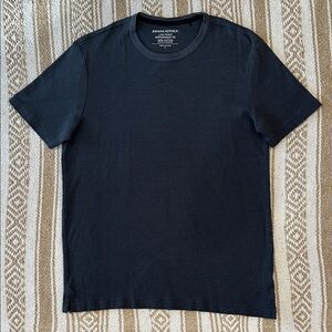 Banana Republic Men's Striped Tee - Blue